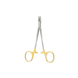 Derf Needle Holder 4-3/4, TC, Serrated Jaws