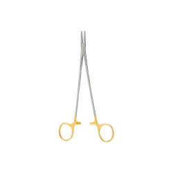Crile-Wood Needle Holder 9, TC, Straight, Serrated