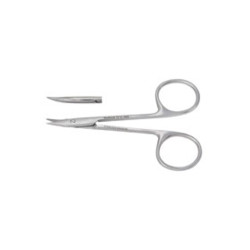 Eye Suture Scissors, 3-7/8, Curved, Delicate, Sharp
