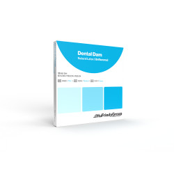 Dental Dam, Latex, Med., Unflvrd, 52/Box