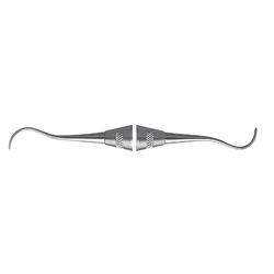 Indiana Curette double end 17/18  6 Satin Steel Handle