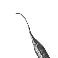 Langer Curette double end 1/2 Rigid  4 Round Handle