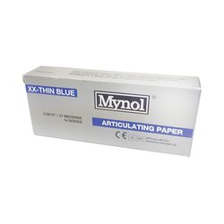 Mynol articulating Paper- XX-Thin Blue 0.0015"/37 Microns. 144/Box