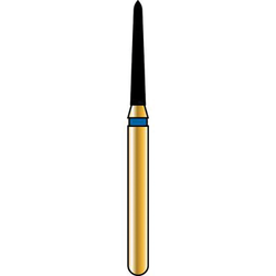 Alpen FG 878KC 012 Curettage/Pointed Taper Diamond Bur 5/Pk