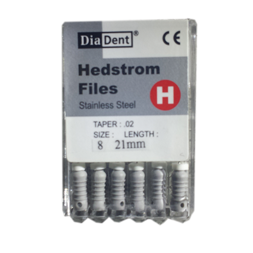 H-Files 21mm #80 6/Pk (Diadent)
