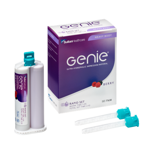 Genie 2 x 50mL Cartridges + Tips (Berry Flavor), Heavy Body Rapid Set