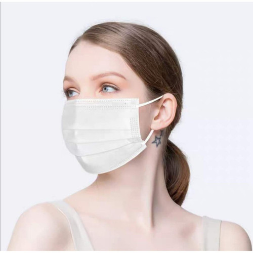 Daily Protective White Ear Loop Masks 50/Box