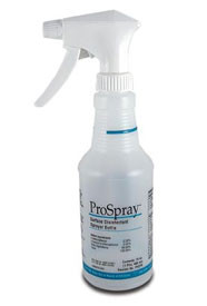 ProSpray Empty 16 oz Spray Bottle Labeled to Meet OSHA Guidelines, Includes