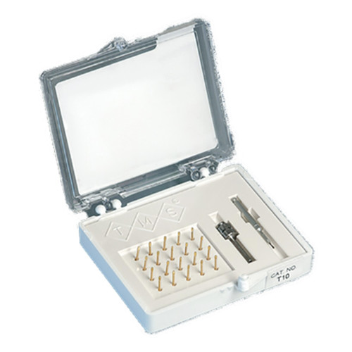 TMS T-10 Minim .021' / .525 mm Gold-Plated stainless steel self-threading