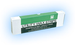 Hygenic Utility Wax Strips - Red Round 11' x 3/16', Box of 80