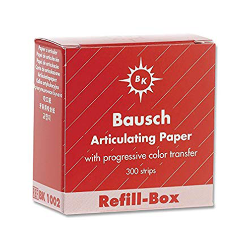 Bausch Articulating Paper Red Refill-Box 300/Strips