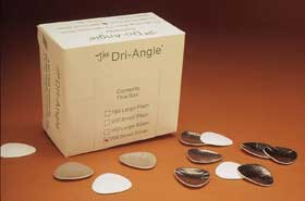 Dri-Angle with Silver - Assorted Small & Large size Cotton Roll Substitute, Box