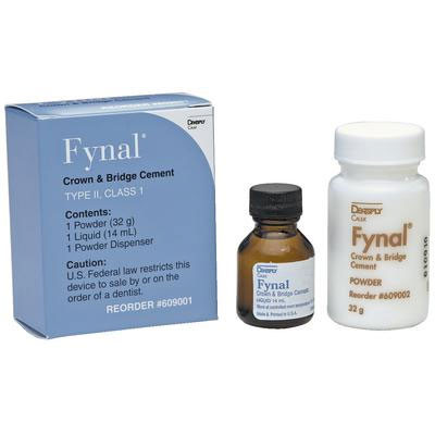 Fynal Complete Package, Permanent ZOE self-cure Cement: 32 Gm. Powder and 15