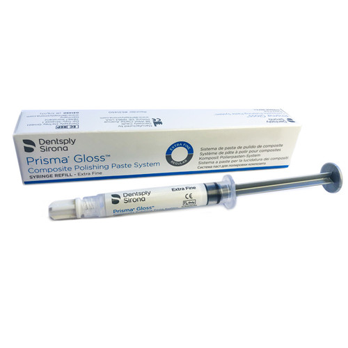 Prisma-Gloss Extra Fine Grit Composite Polishing Paste, 4 Gm. Syringe. #631450