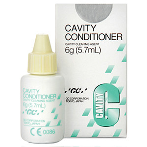 GC Cavity Conditioner 5.7 mL Bottle. 20% Polyacrylic Acid with Aluminum Chloride