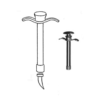 COE Hub for Aluminum Syringe. #159031