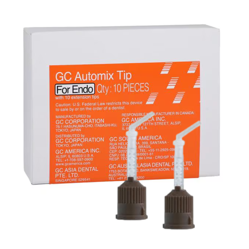 G-Cem Automix Mixing Tips with Endo Extension Tip, Package of 10 Mixing tips