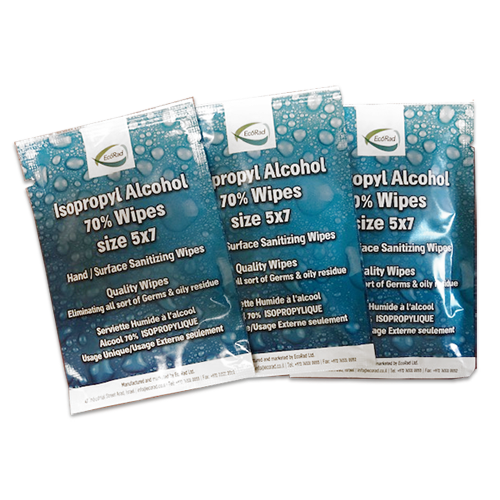 Infection ControlDisinfecting Hand Wipes, 70% Alcohol (1,000/Box) Made in Israel
