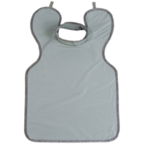 House Brand Lead Apron Adult w/collar Grey