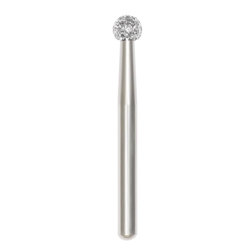 House Brand FG 801.023 Coarse, Round Diamond Burs, Pack of 20 Burs