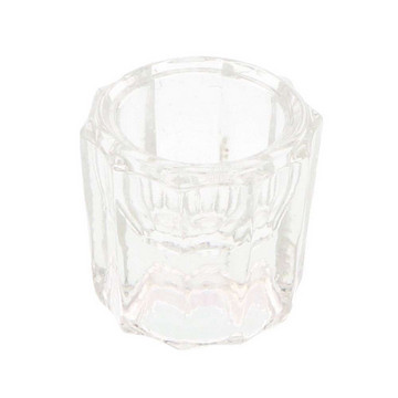 House Brand Clear Glass Dappen Dish, single dappen dish