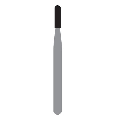 House Brand FG #1557 straight round end (dome) crosscut fissure carbide bur
