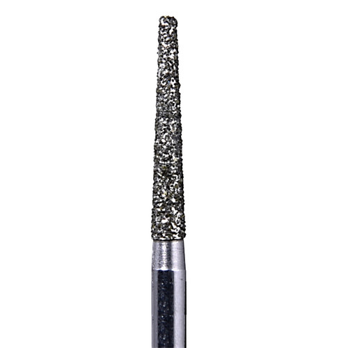 House Brand FG 848.016M Flat End Taper, Medium Grit Diamond Burs, 10/Pk