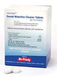 VistaTab Dental Waterline Cleaner Tablets, Antimicrobial Tablet