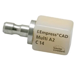 IPS Empress CAD CEREC Ivoclar Multi Block, Shade B1 Size C14, Package of 5