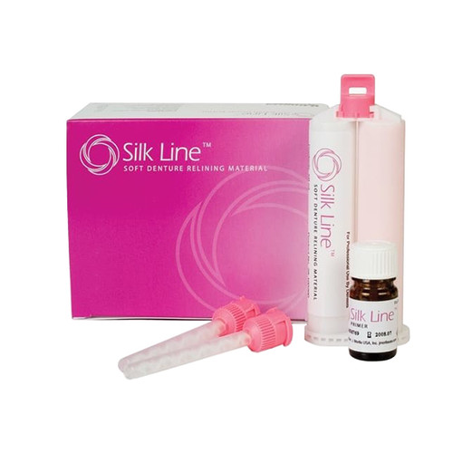Silk Line Reline - Soft Denture Relining Material, Delivered in an Automix