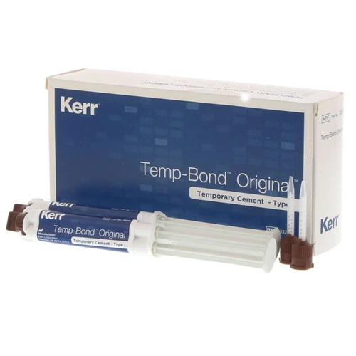 Temp-Bond Zinc Oxide Eugenol Temporary Cement, 2x 11.8g Syringes, 20 Tips