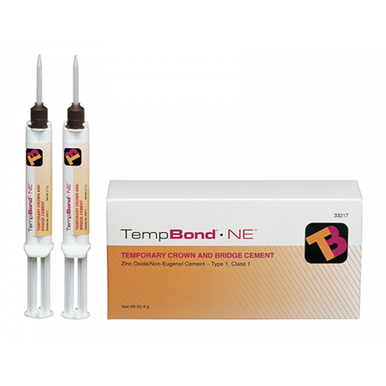 TempBond NE Noneugenol Temporary Cement, Automix Syringe Refill: 2 x 11.7 Gm