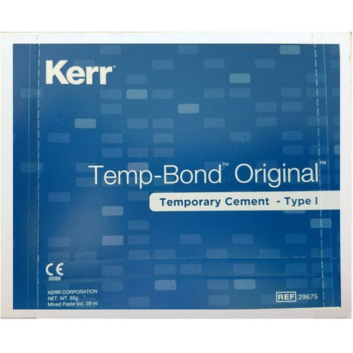 Temp-Bond Original Tubes Export Package (Blue), Temporary cement, Type I, 1