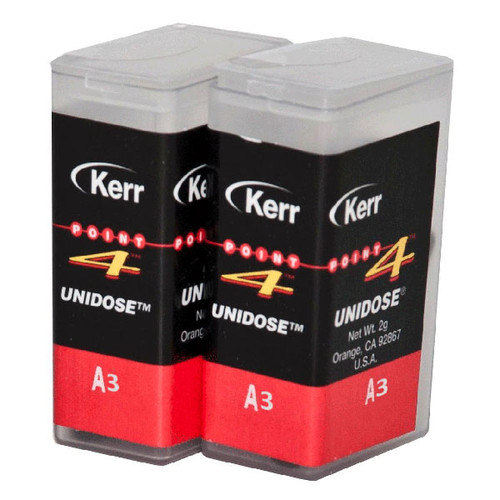 Point 4 Composite Unidose, A3 Body, Light-Cure, 0.2 Gm. Refill, 20/Box