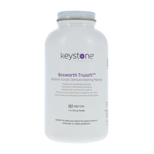 Trusoft 1 Lb. Powder Only - Intermediary Relining Material, Plasticezed Acrylic