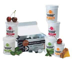 Gelato Prophy Paste - Medium grit, Mint. Non-Splatter 1.23% APF Prophy Paste. Single 12 oz. jar.