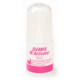 Clearfil DC Activator 4 mL Bottle. A Dual-Cure Catalyst that contains alcohol