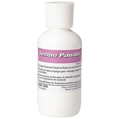 Tempo Short Term Very Soft Reline for Temporary Cushion Treatment, White Powder