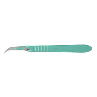 Miltex Disposable Sterile Scalpel with #12 Stainless Steel blade, Box of 10