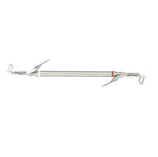 Miltex Double end amalgam carrier with medium and jumbo size Delrin plastic tips