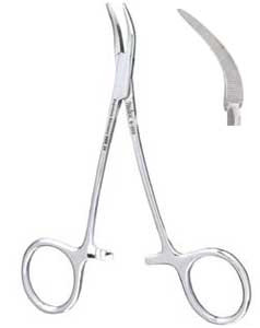 Miltex 4 3/4' Peets Forceps, Useful for removing broken instruments