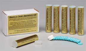 Shock & Clean Operatory Kit, Cleans and maintains your evacuation system. Helps