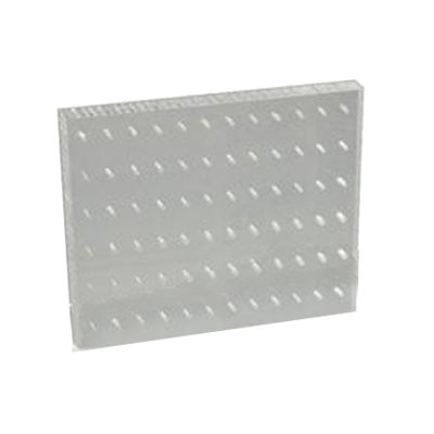 Palmero 72-Hole FG-Type Bur Block, Clear Plexiglass, Holds 72 FG burs