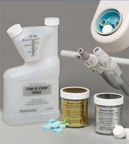 Shock & Clean Kit with Pour and Clean Bottle: 6 tablets jar of Vacuum Shock, 45