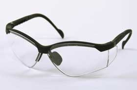 See-Breez Eyewear - Black frame with Clear Lens. Ultra Llightweight Frames