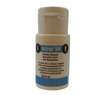 Sil-Trax EPI #8/#0 Thin Braided Retraction Cord with Epinephrine, 72' bottle