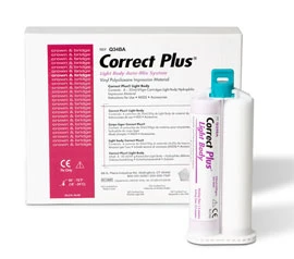 Correct Plus Light Body Hydrophilic Impression Material, 4 pack refill: 4 - 50