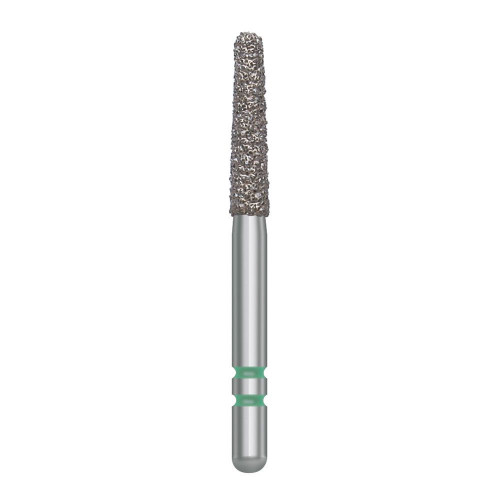 Two Striper FG 770.8 Coarse Diamond Bur Round-End Taper. Pack of 5