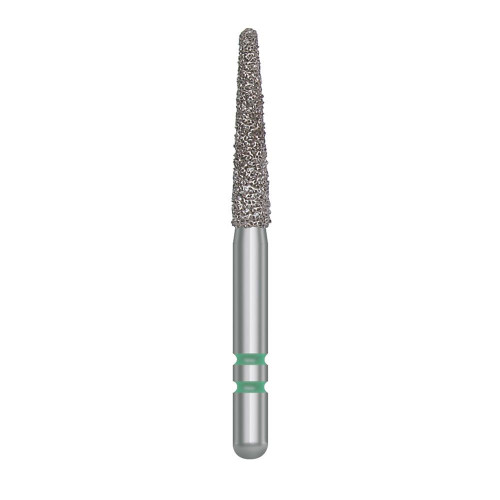 Two Striper FG 767.9 Coarse Diamond Bur Round-End Taper. Pack of 5