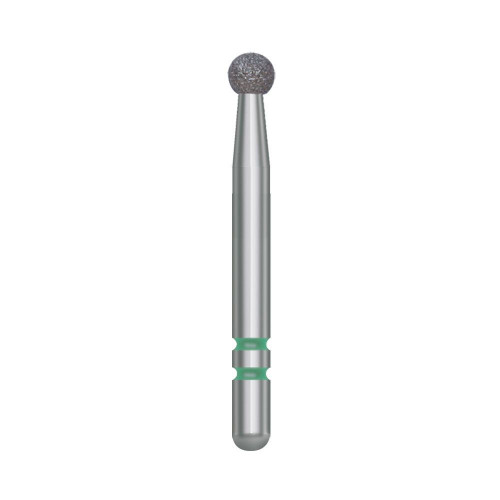 Two Striper FG #125 Fine Diamond Bur, Round. Pack of 5
